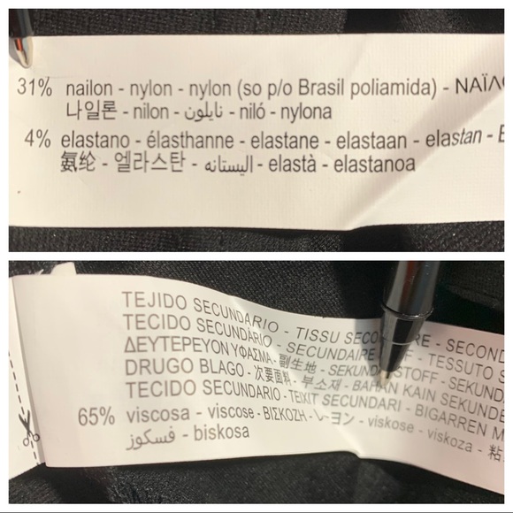 NWT. Zara Black Pencil Dress. Size S, L. - Picture 8 of 8